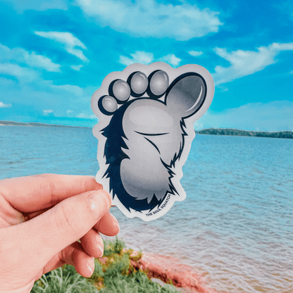 Squatch Footprint Sticker